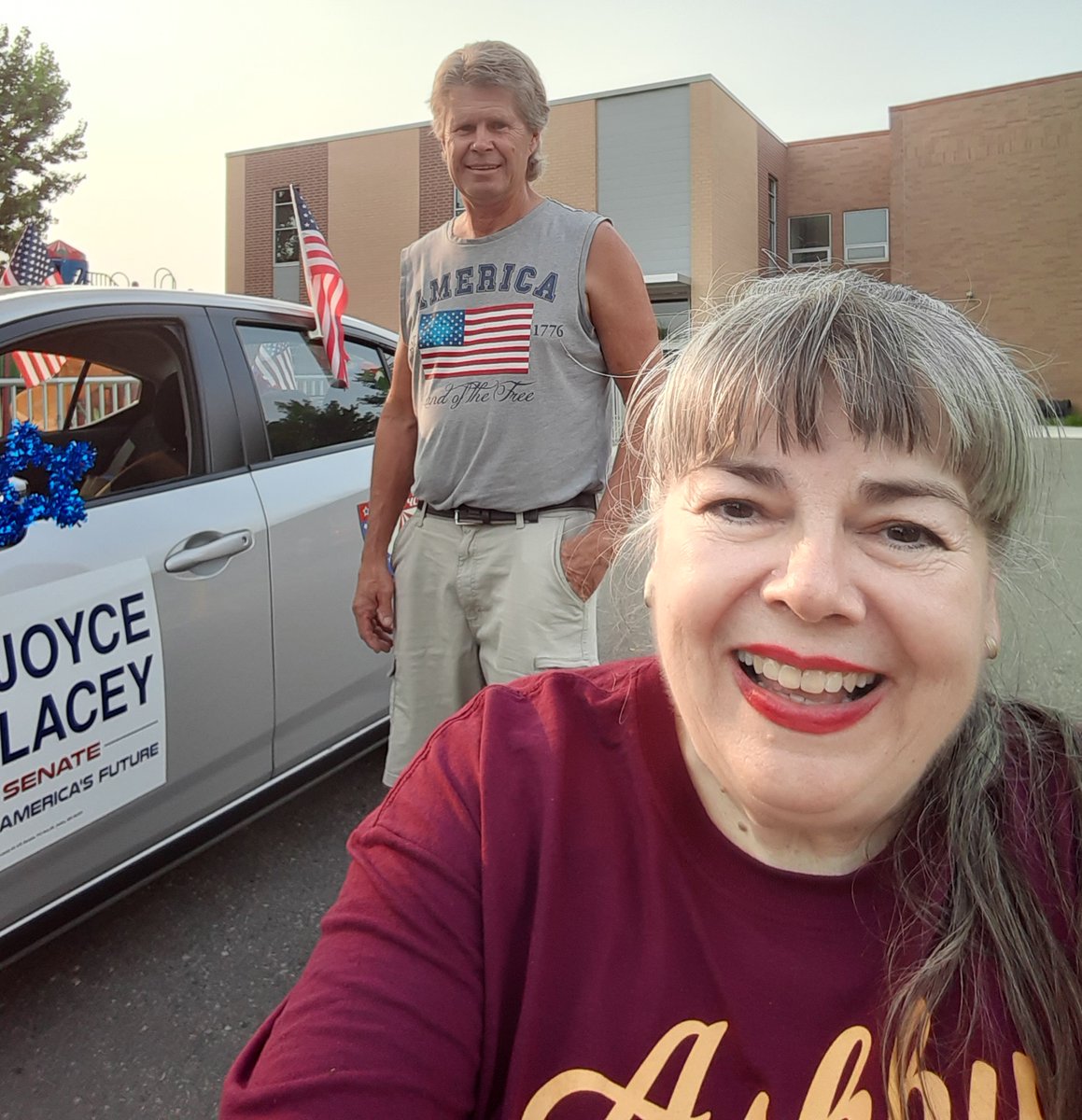 LaceyCampaign's tweet photo. A great weekend with a stop, volunteering and a parade in my own Ashby, MN for Ashby Appreciation Days!! #MNSen #AnotherChoice https://t.co/GSk5gyKUR0