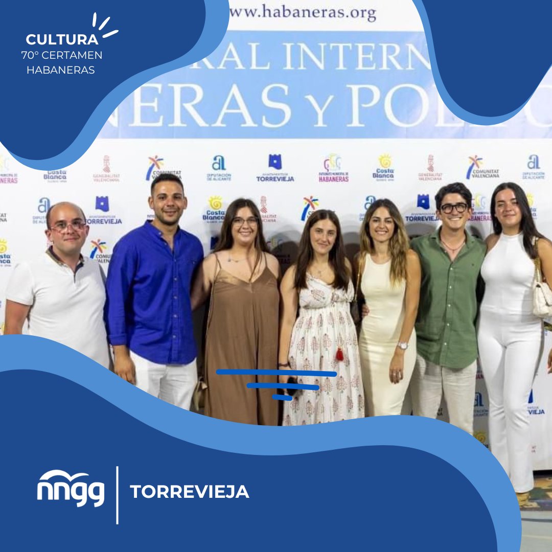 Ayer acudió una representación de NNGG de Torrevieja para vivir 70ª edición del Certamen de Habaneras y Polifonías.

Este evento es posiblemente el más importante que se celebra en nuestra ciudad

Apoyemos a nuestra cultura

#CertamenHabenerasyPolifonias
#poryparatorrevieja