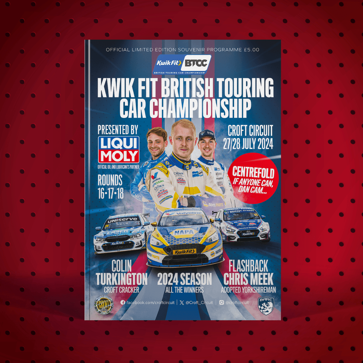 #BTCC heads to <a href="/Croft_Circuit/">Croft Circuit</a> this weekend! Don't forget to grab yourself a programme designed by <a href="/bskydstudio/">Rich Page</a> along with the great editorial team of <a href="/pitlanescoop/">Larry Carter</a> @Zoe_Burn <a href="/Ashleigh_Morris/">Ashleigh Morris</a> with 📸 from <a href="/JakobEbrey/">JEP</a> #BritishTouringcars #BTCCraceweek