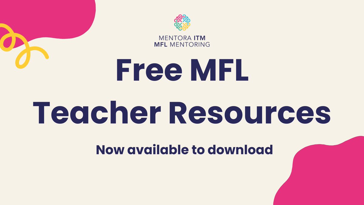 🌏MFL Practitioners!🌍
You can now download our MFL Teacher Resources! They will support you in delivering International Languages in the CfW, and are editable so that you can adapt them to reflect your school's unique context! 👉mflmentoring.co.uk/resources-2/