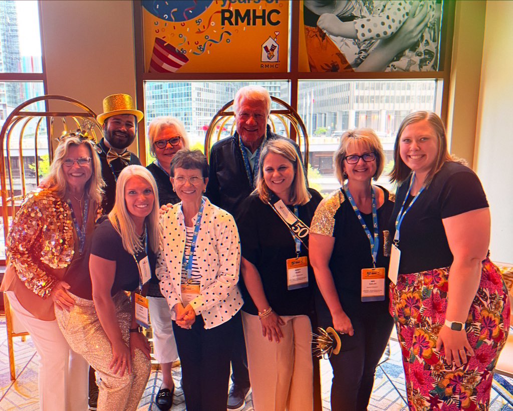 RMHC® Michiana (@rmhcmichiana) on Twitter photo Our staff is at the <a href="/RMHC/">Ronald McDonald House Charities</a> International Conference celebrating the 50th anniversary of the founding of the 1st House in Philadelphia. We had the profound honor to meet Fred & Fran Hill, who helped start the 1st Ronald McDonald House during their daughter’s treatment for leukemia. Our staff is at the <a href="/RMHC/">Ronald McDonald House Charities</a> International Conference celebrating the 50th anniversary of the founding of the 1st House in Philadelphia. We had the profound honor to meet Fred & Fran Hill, who helped start the 1st Ronald McDonald House during their daughter’s treatment for leukemia.