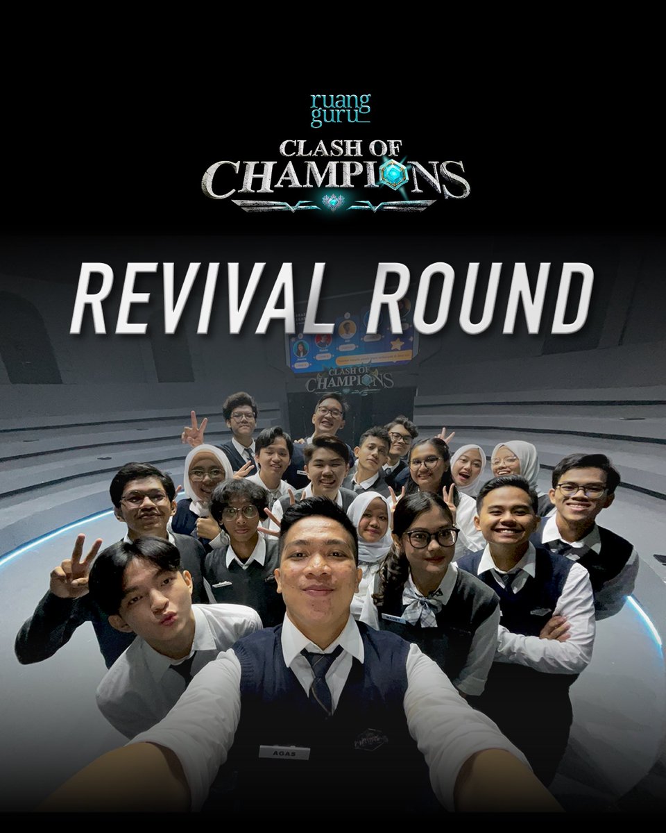 Hai guys! Etmin mau bilang kalau Etmin banggaaaa banget sama kalian! 🫶🫶

#Ruangguru #clashofchampions #ruangguruclashofchampions