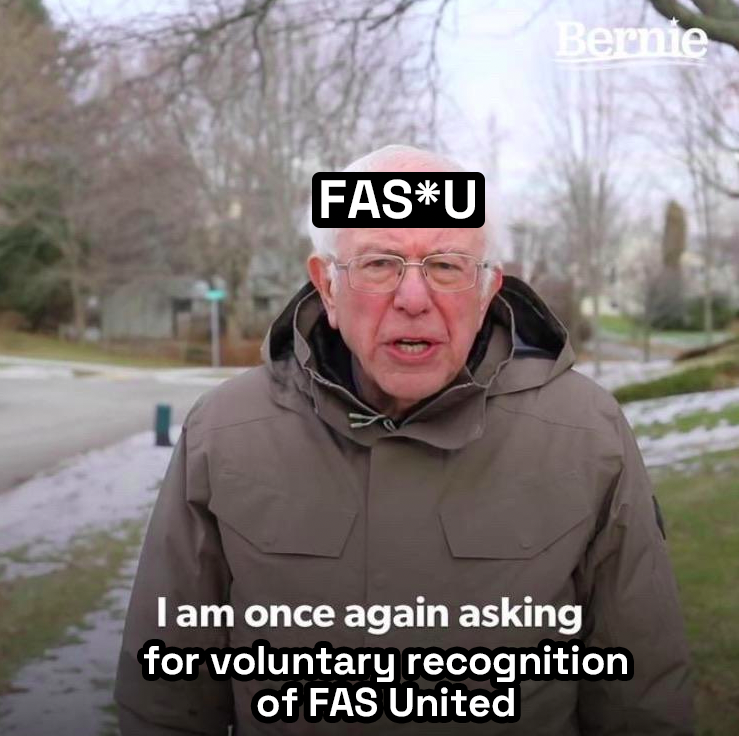 FASUnited1945's tweet photo. just days to go before the voluntary recognition deadline and we are like https://t.co/B7BLOw2Gnm