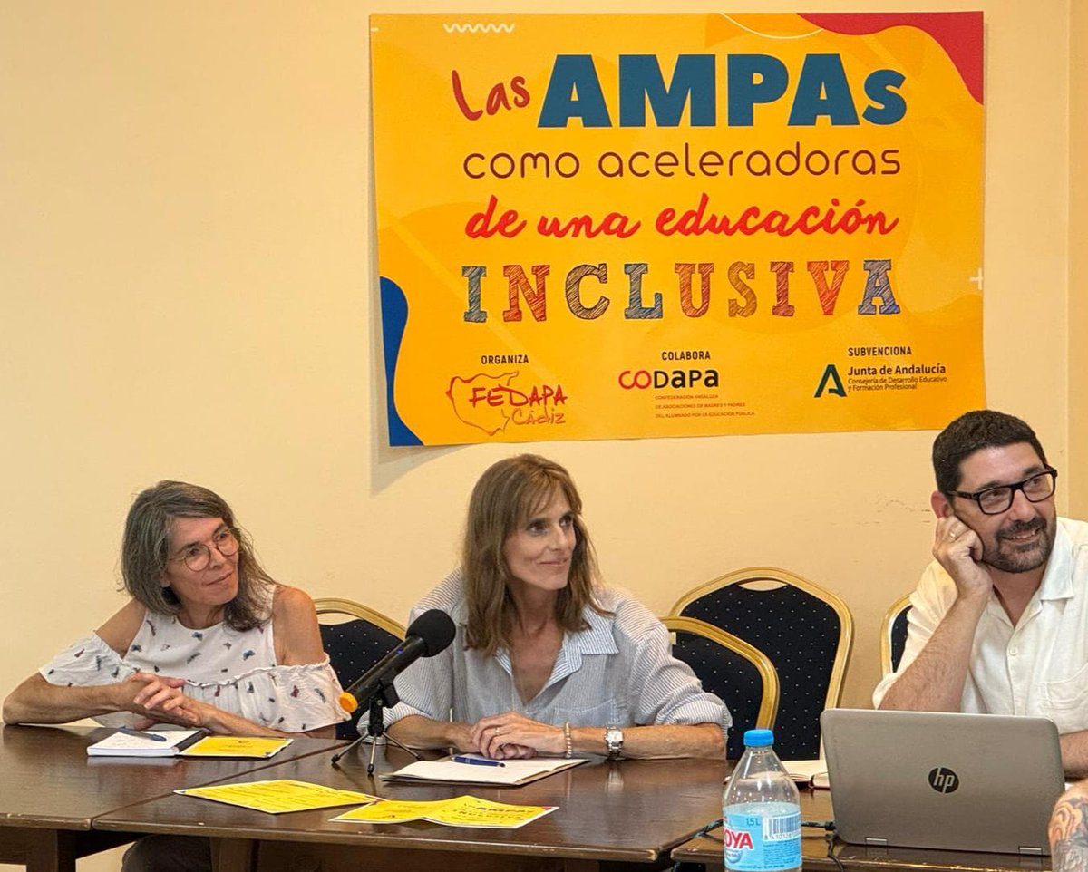El pasado fin de semana se han celebrado en Arcos de la Frontera las jornadas “Las AMPAs como aceleradoras de una educación inclusiva”, un encuentro organizado por <a href="/FedapaCadiz/">Fedapa Cádiz</a> con la colaboración de <a href="/QuererlaCrearla/">Quererla es crearla</a>