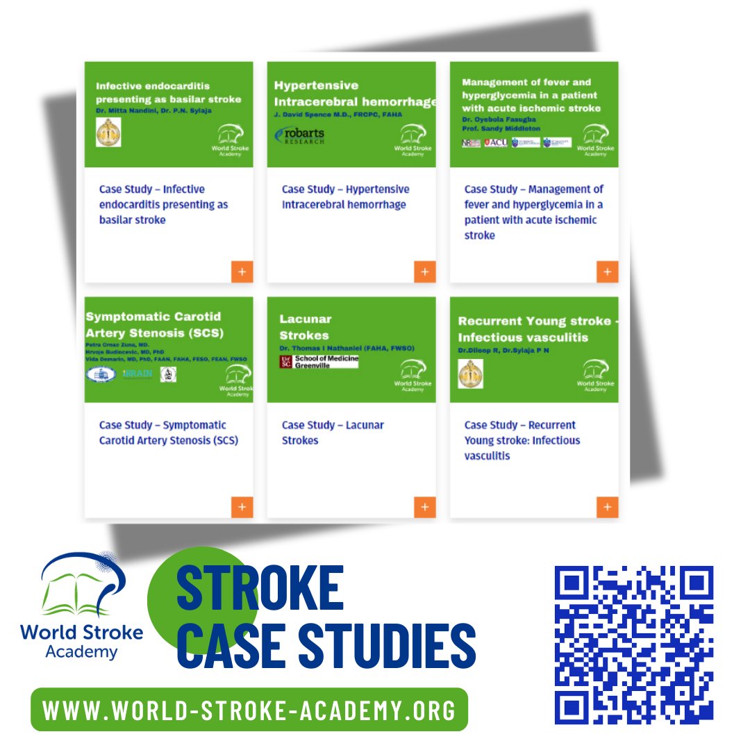 WorldStrokeEd's tweet image. 🧠Join us in celebrating #WorldBrainDay with our comprehensive collection of WSA case studies, designed to enhance your clinical practice and deepen your understanding of #strokemanagement.

🔗Access here: world-stroke-academy.org/courses/?pg=2&amp;amp;…

#BrainHealth #MedicalEducation #StrokeCaseStudies