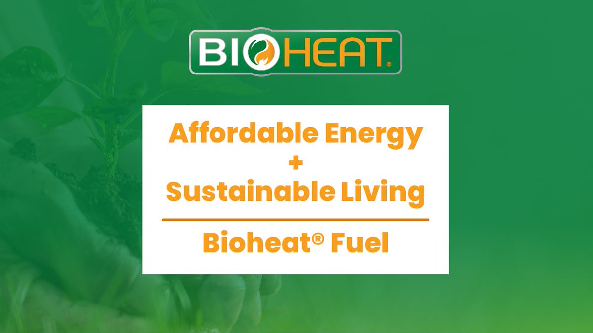 Bioheat® fuel can be used in your current heating equipment with zero modifications. mybioheat.com/bioheat-cost-s… Feel free to leave a question for our Bioheat® fuel Ambassadors to enhance your knowledge about Bioheat®.

#BioheatFuel #HomeComfort #RenewableEnergy