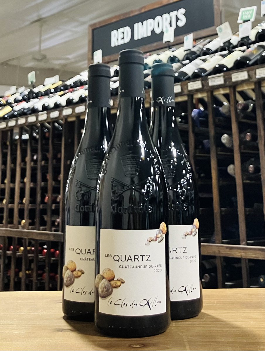 TheBottleShopga's tweet photo. @ClosduCaillou
2020 Les Quartz Chateauneuf-du-Pape 
96 points @jebdunnuck 
#frenchwine #chateauneufdupape #cdp #lesquartz https://t.co/sckQiYGJMQ