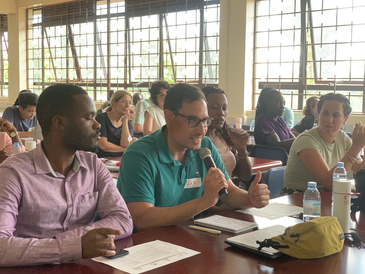 RJjuuko1's tweet photo. "Be resilient and constantly learn”, one of our UNESCO Chair Gulu Summer School participants shares a personal strategy to navigate education-work transition barriers. In its 7th day @GuluVarsity, it is going pretty well. Kudos to our fabulous students, lecturers &amp; volunteers. https://t.co/dv5EIZVoIk