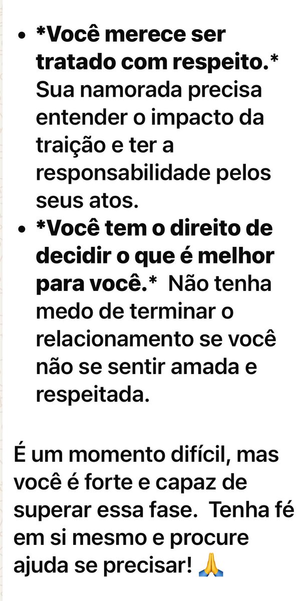 Hoje acordei do lado da minha namorada e estamos passando por algo muito complicado recentemente eu descobri que ela estava no bate papo uol, se vendendo para ganhar dinheiro e hoje mais cedo acordei e tinha outro homem chamado ela novamente