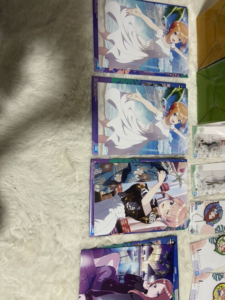 #五等分の花嫁 交換
5つ子ハネムーン
譲)画像の物全て
求)B賞 二乃フィギア  .5000円

交換優先事項)F賞二乃ボイス未使用、送料負担、手渡し等

郵送、群馬県近辺受け渡し、池袋受け渡しも可能ですが日にちが限られます。