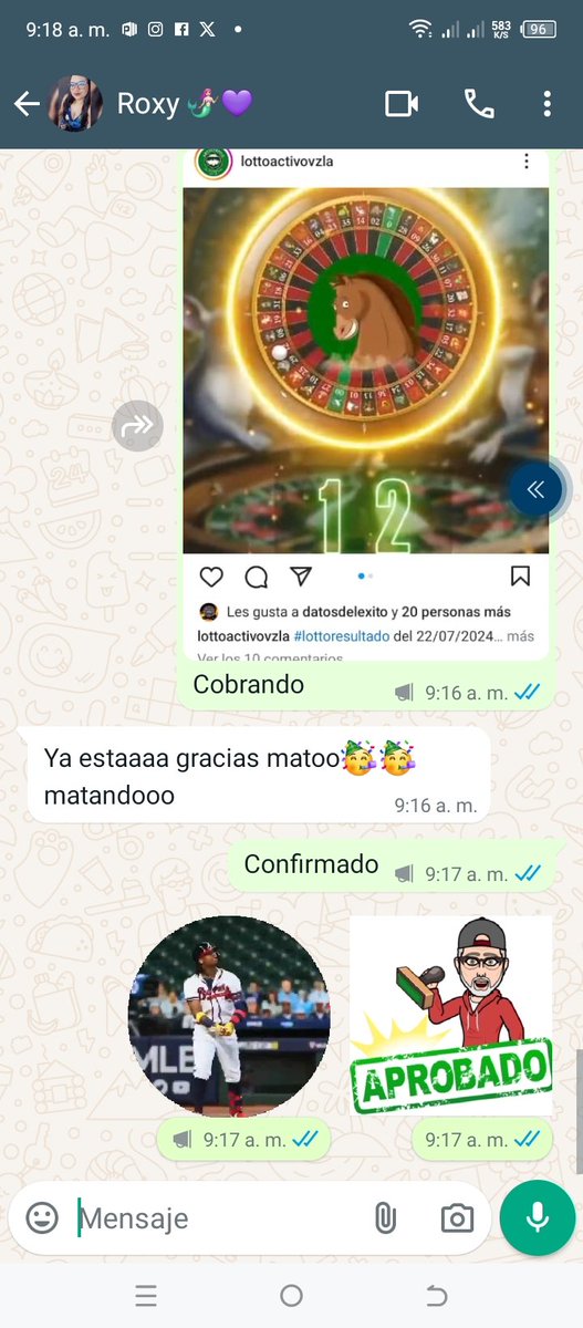 datoswmatos's tweet photo. *OTRA VEZ ! https://t.co/MNhvSJXGnd LE DIMOS AL 12 CABALLO !! ENVIS #SINFALLAR AL 04121709637 SOLO PERSONAS SERIAS* https://t.co/a7Remi9tPn
