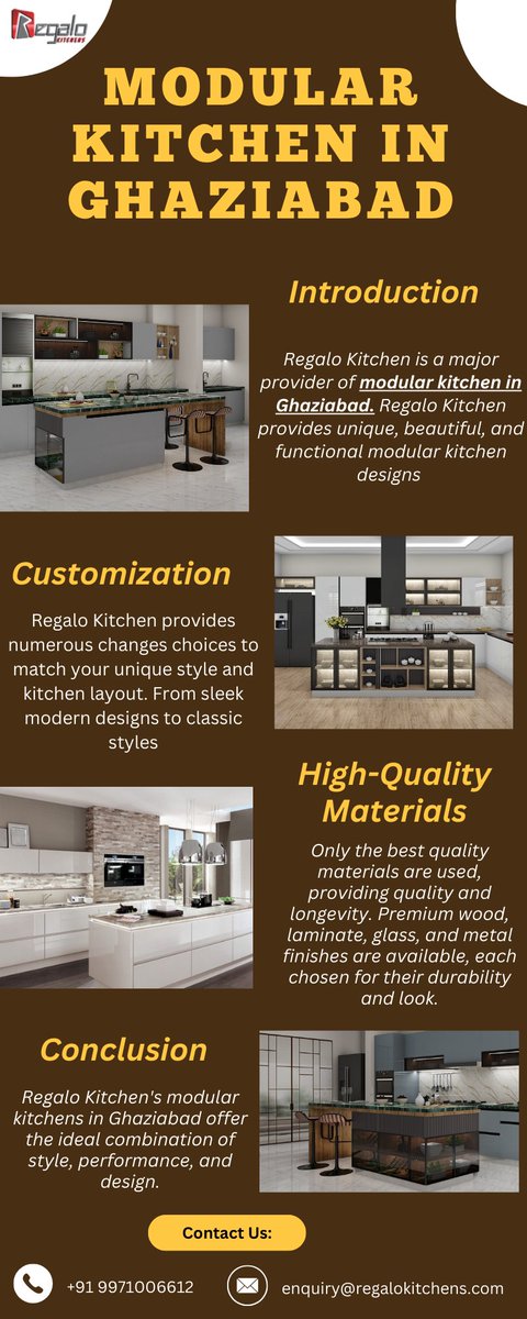 itnseo81754's tweet image. Modular Kitchen In Ghaziabad
Regalo Kitchen offers remarkable modular kitchens in Ghaziabad. Every kitchen offers unique layouts, high-quality materials, and state-of-the-art accessories.
#kitchendesign #regalokitchens #modularkitchen
For more info:
regalokitchens.com/modular-kitche…