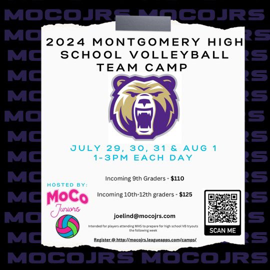 Attention all returners and anyone planning to tryout for the 2024 VB Team! Here’s a great opportunity to play with your future teammates before tryouts!!