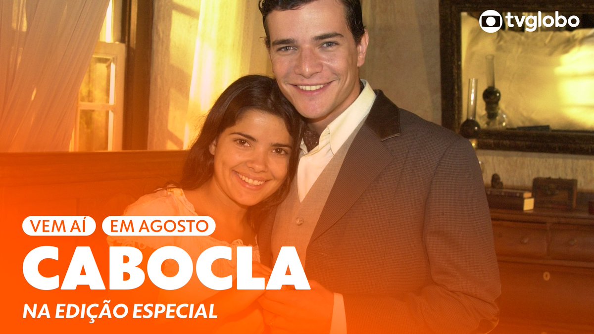 tvglobo's tweet photo. Já estão sabendo da novidade? A próxima novela da “Edição Especial” vai ser #Cabocla! ✨ Quem vai curtir a reprise desse sucesso coladinho comigo? ❤️ https://t.co/ovOwihmoqT