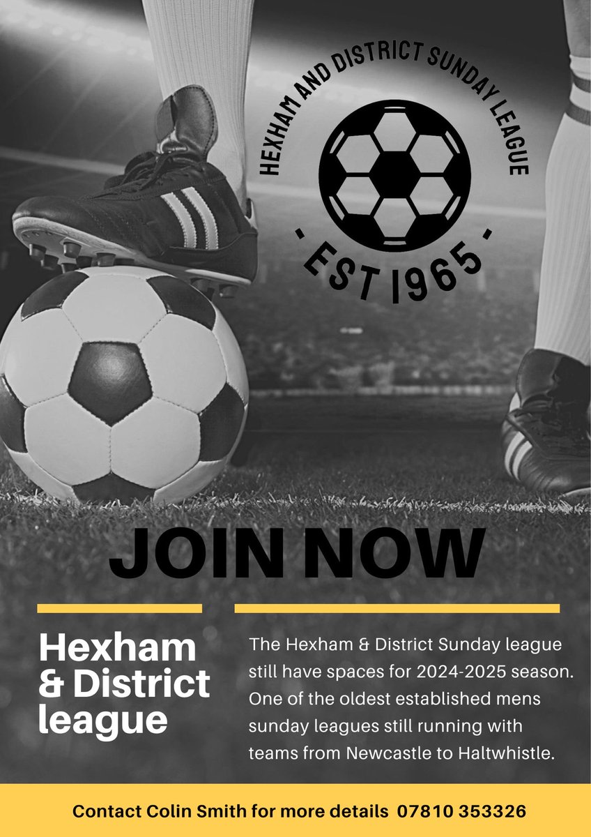 We are looking for new teams to enter our league this season as we have lost 3 teams including last seasons champions Haltwhistle Railway.