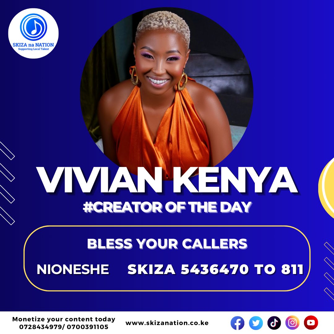 SkizaNaNation's tweet photo. "Baba nioneshe..." ๐๐พโ๏ธ
#viviankenya #nioneshe #skizananation #creatoroftheday #supportinglocaltalent #kenyanmusic #kenyangospel #nation #NTV https://t.co/rb12NeXhMC