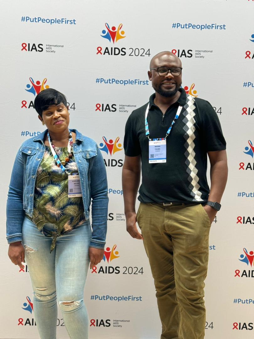 BantwanaZim's tweet photo. @BantwanaZim is at the International AIDS Conference #PutPeopleFirst in Germany. Director Mbonisi Tshuma &amp; health specialist Nonhlahla Ndlovu will present a poster on the abstract titled; Active Case finding: the missing piece of the puzzle, the case of seven districts in 🇿🇼. https://t.co/0wwYOFBla6