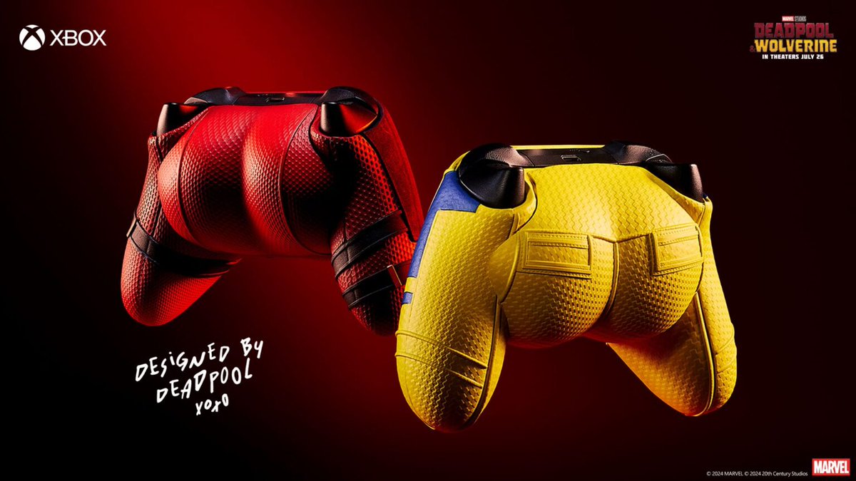 Xbox_Series_XS's tweet photo. Ladies and gentlemen... There's also a Wolverine Xbox controller with a "Detachable BBL"... Fantastic 💚 https://t.co/yRQYHAuQBQ