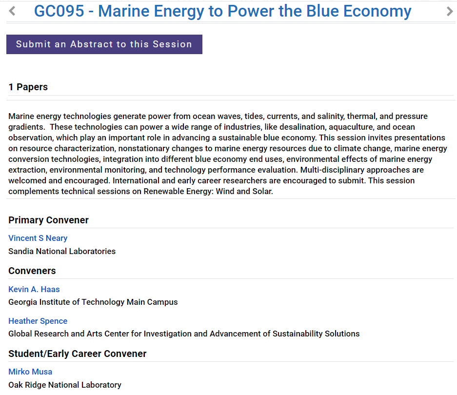 Mirko Musa (@mirkomusa) on Twitter photo 📢<a href="/AGUGlobalChange/">AGU Global Change</a> Session Alert!🚨
Do you work in #MarineEnergy research? 🌊Join our session, "GC095-Marine Energy to Power the Blue Economy," and share your innovative ideas!
Submit your abstract 👇: agu.confex.com/agu/agu24/prel…
Deadline: July 31st!
#BlueEconomy #Sustainability 📢<a href="/AGUGlobalChange/">AGU Global Change</a> Session Alert!🚨
Do you work in #MarineEnergy research? 🌊Join our session, "GC095-Marine Energy to Power the Blue Economy," and share your innovative ideas!
Submit your abstract 👇: agu.confex.com/agu/agu24/prel…
Deadline: July 31st!
#BlueEconomy #Sustainability