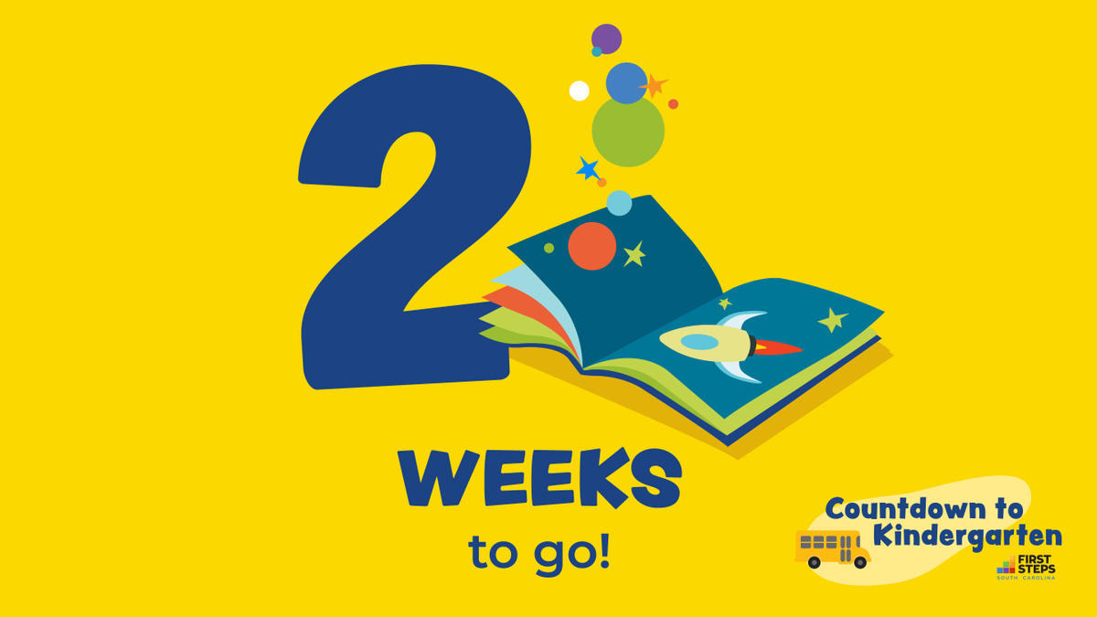 SCFirstSteps's tweet photo. Only a few days 'til kindergarten! Let's read! π Reading aloud to your child is a great way to connect. Starting school can be overwhelming, but reading together opens the door for conversations about their questions and feelings.#CountdownSC https://t.co/RgxrmOtOmr
