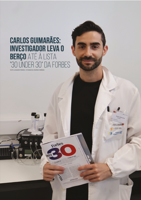 3B's Research Group (@3bsuminho) on Twitter photo Carlos Guimaraes highlighted in Mais Guimarães - the most read magazine of Guimarães, for his achievement in making it to Forbes 30 Under 30!
The full interview (PT) is online here (p. 9 to 14):
maisguimaraes.pt/wp-content/upl…
<a href="/3bsuminho/">3B's Research Group</a> <a href="/RLGReis/">Rui L. Reis</a> <a href="/UMinho_Oficial/">Universidade Minho</a> <a href="/guimaraes_cf/">Carlos F. Guimarães</a> Carlos Guimaraes highlighted in Mais Guimarães - the most read magazine of Guimarães, for his achievement in making it to Forbes 30 Under 30!
The full interview (PT) is online here (p. 9 to 14):
maisguimaraes.pt/wp-content/upl…
<a href="/3bsuminho/">3B's Research Group</a> <a href="/RLGReis/">Rui L. Reis</a> <a href="/UMinho_Oficial/">Universidade Minho</a> <a href="/guimaraes_cf/">Carlos F. Guimarães</a>