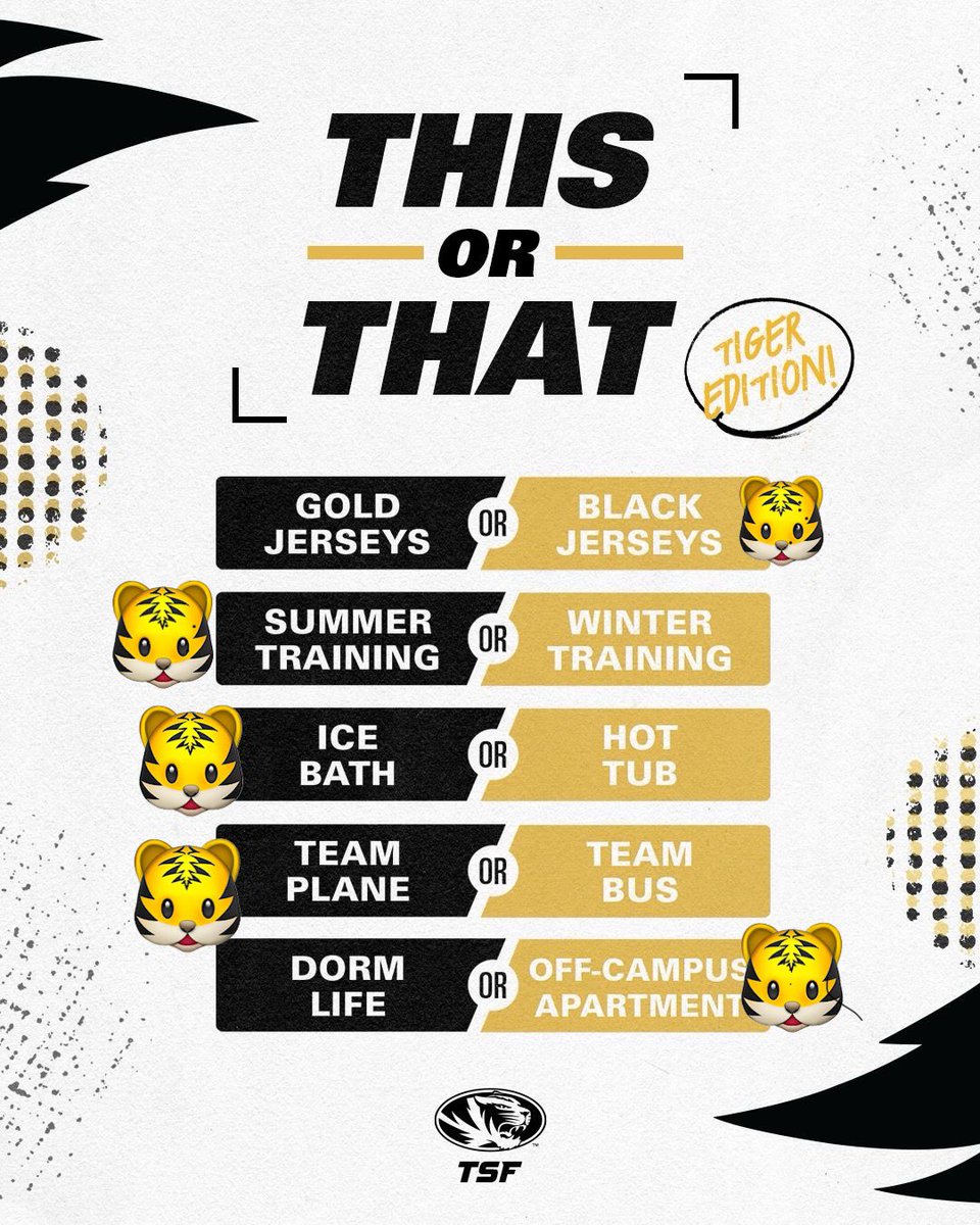 See where I stand. #ThisorThat #MIZ #EveryTrueTiger #TigerScholarshipFund