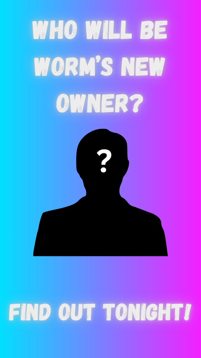 WORMmyths's tweet photo. Join us tonight for @zeelzeke's retirement party! The event kicks off at 10 PM EST and the new Lead Director of WORM will be revealed. We hope to see you there in about 12 hours! https://t.co/WzsIGgk3YQ
