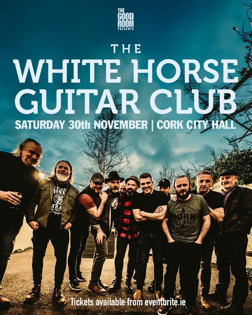We are delighted to announce that we will be playing a very special concert at Cork City Hall on November 30th.

🎟️Tickets are now live - shorturl.at/DHMV8

<a href="/TheGoodRoomCork/">The Good Room</a>