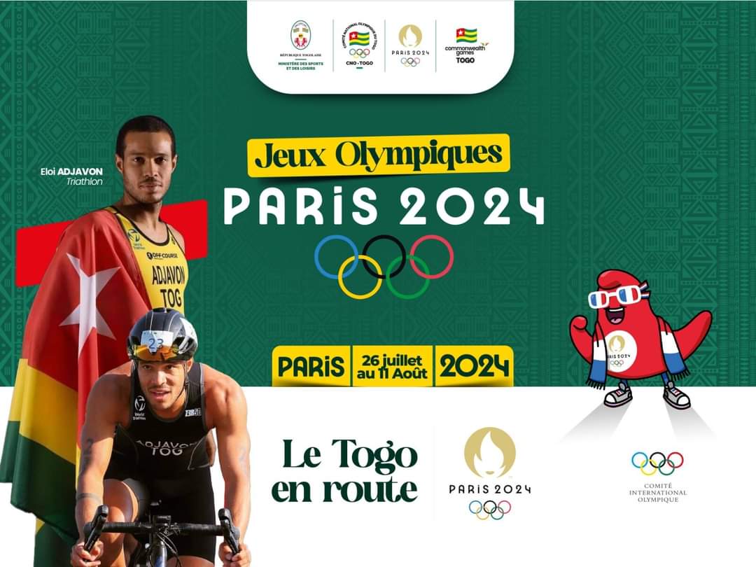 228Events's tweet image. 🏅 [𝗝𝗘𝗨𝗫 𝗢𝗟𝗬𝗠𝗣𝗜𝗤𝗨𝗘𝗦 - 𝗣𝗔𝗥𝗜𝗦 𝟮𝟬𝟮𝟰] 
Cinq athlètes de talent porteront les couleurs du Togo 🇹🇬 et représenteront notre pays avec honneur et détermination, aux JO d’été, prévus du 26 juillet au 11 août 2024 à Paris.

 #JeuxOlympiques #JO2024 #228Events