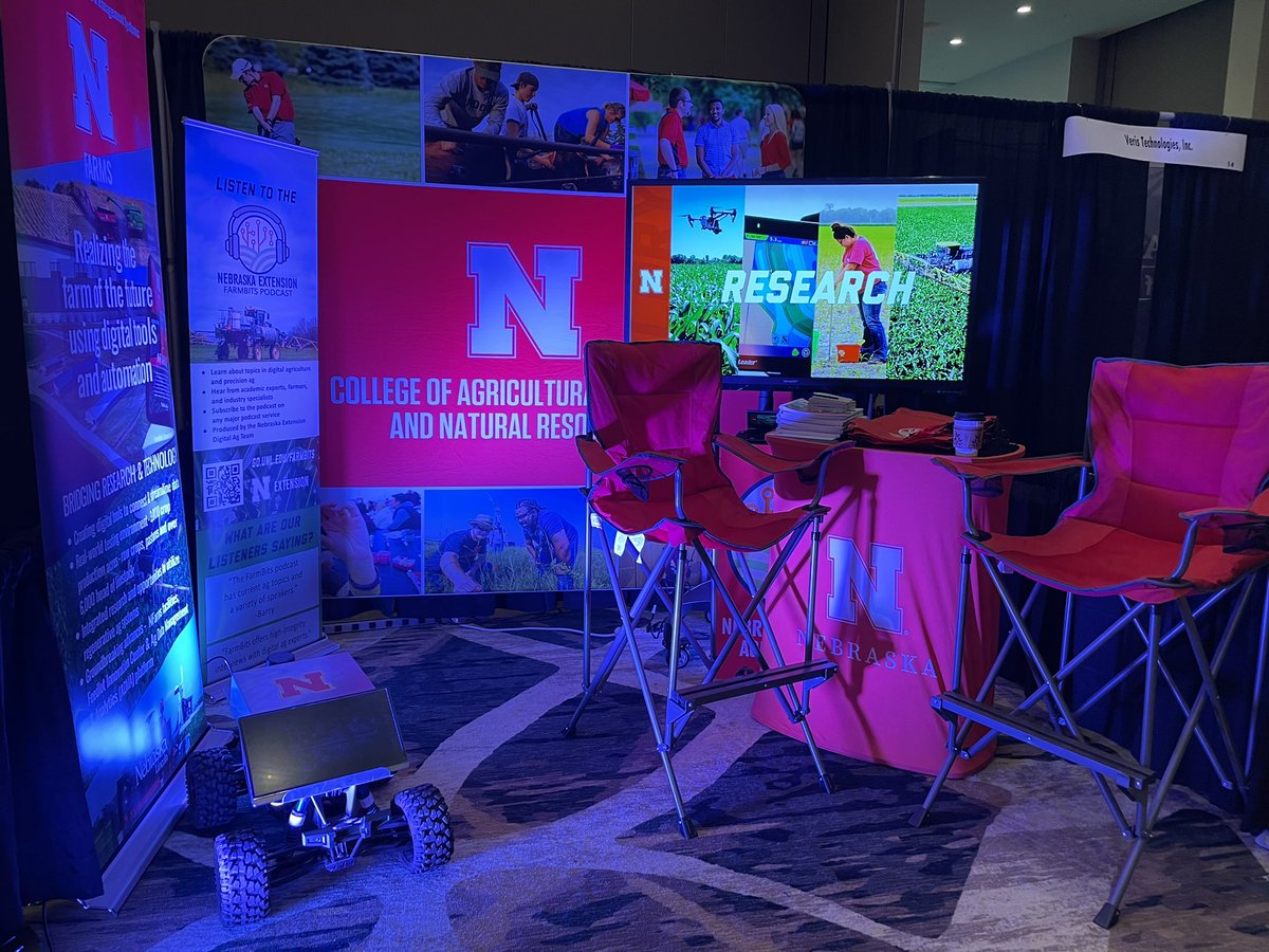 International Precision Ag Conf MHK, KS 468 participants, 293 oral presentations, 123 posters  —+20 UNL—Stop by our research and academic booths! #PlatinumSponsor <a href="/UNL_IANR/">Institute of Agriculture and Natural Resources</a> <a href="/unlagrohort/">Nebraska Agronomy and Horticulture</a> <a href="/UNL_BSE/">Nebraska Biological Systems Engineering</a>  <a href="/IntSoPA/">ISPA</a>