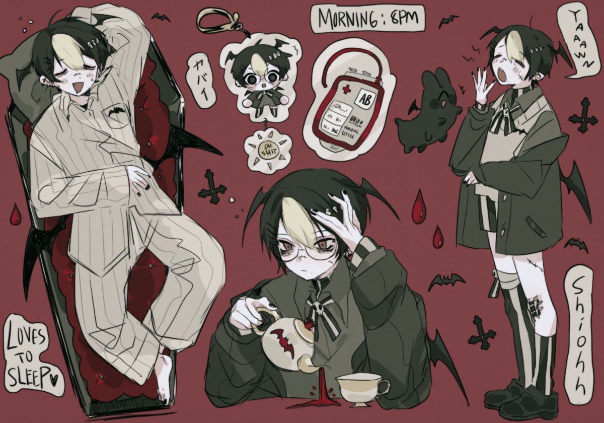 Shiohh's tweet image. Hi I&apos;m Shio
&amp;amp; I&apos;m the eepiest vampire around 🧛🩸