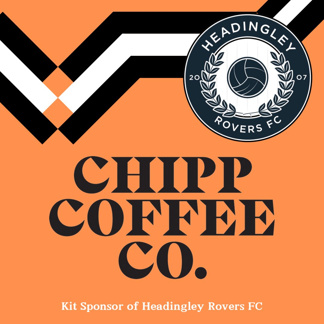 CHIPP COFFEE CO. x Headingley Rovers FC 🤝🏻

So happy to announce that Chipp Coffee Co have agreed to be our new kit Sponsor! 

Chipp Coffee Co. was started in 2016 by Zach as a company to run coffee roasting consultancy and his own one off small batch roasting projects.