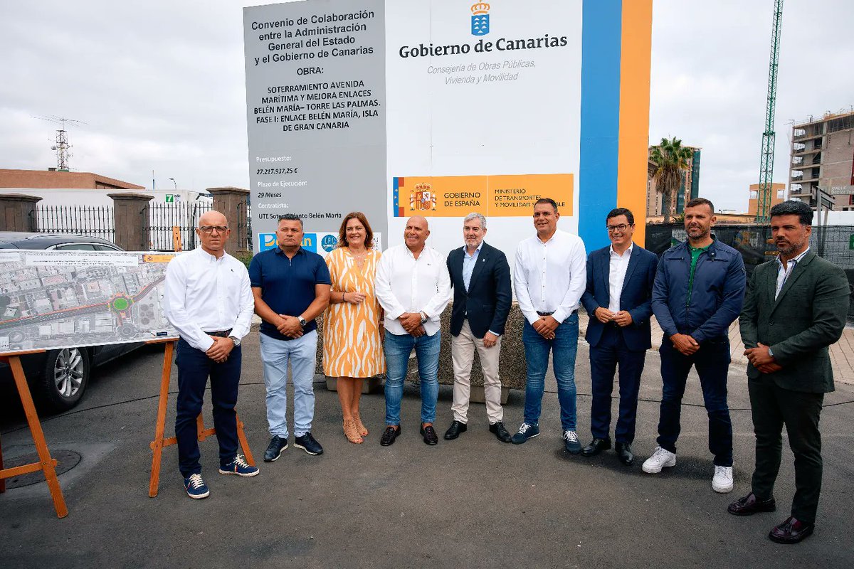 LasPalmasPorts's tweet image. El Gobierno de Canarias inicia las obras de soterramiento de Belén María 🏗 

ℹ️ Durante el desarrollo de esta obra, la #APLP irá de la mano del resto de administraciones involucradas para establecer acuerdos, con objeto de que la afección al puerto sea la mínima posible.