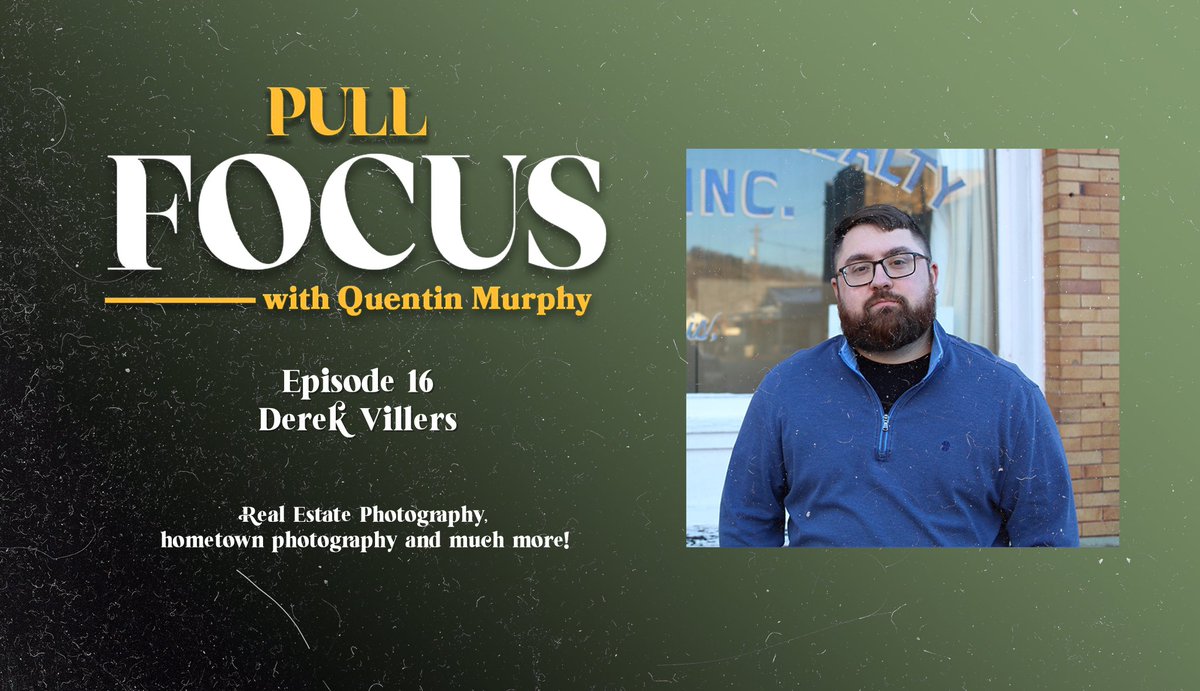 PullFocusPod's tweet image. Today&apos;s guest is Derek Villers - Realtor/Salesperson! 🎥

Episode 16 we&apos;re going to dive into real estate photography, being from the same hometown, and much more! 

#NeverStopCreating