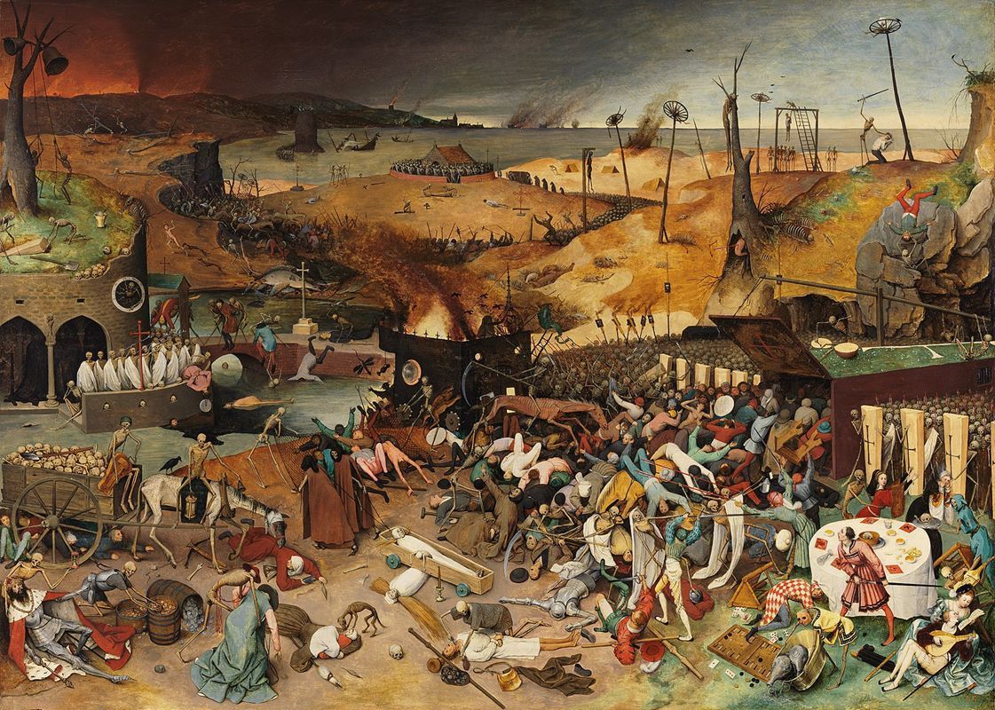 The Black Death wiped out half of Europe—as many as 50 million people perished as a result of the plague. 

But it was also a new beginning. 

The world might look very different today had the plague not set the West on a new course…🧵