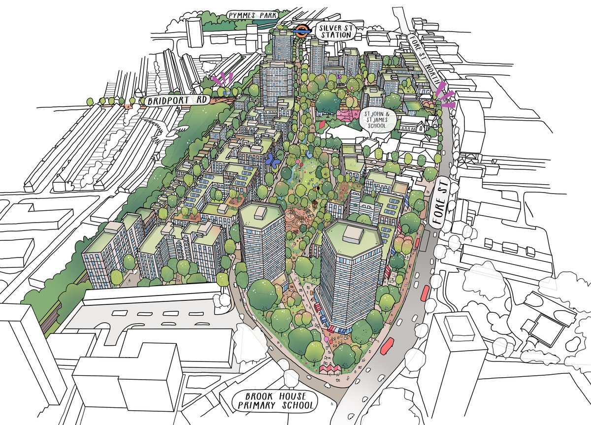The green light has been given for the Joyce Avenue and Snell’s Park Estates to be transformed into a new neighbourhood in Upper Edmonton with more than 2,000 new homes, over half of which will be affordable. orlo.uk/ihgji #InvestinginEnfield #Edmonton #Enfield