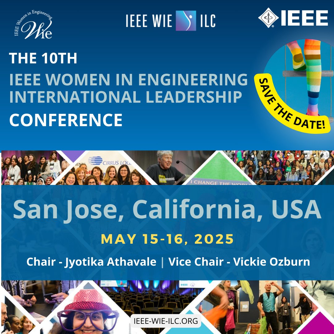 Mark your calendars for the 10th IEEE Women in Engineering International Leadership Conference (WIE ILC), an event celebrating a decade of inspiring and advancing women in technology. Join us on 15-16 May 2025 in San Jose, CA, for an engaging and transformative experience.