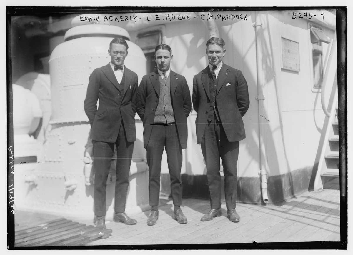 wnywrestling's tweet photo. Western New York wrestling's two Olympic gold medalists: Otto F. Roehm of #BuffaloNY (#StLouis1904, on mat in uniform) &amp; Charles (Edwin) Ackerly of #CubaNY (#Antwerp1920, in suit far left wearing glasses). 

https://t.co/dS0dvFeqMg https://t.co/VXgH8qgEvZ