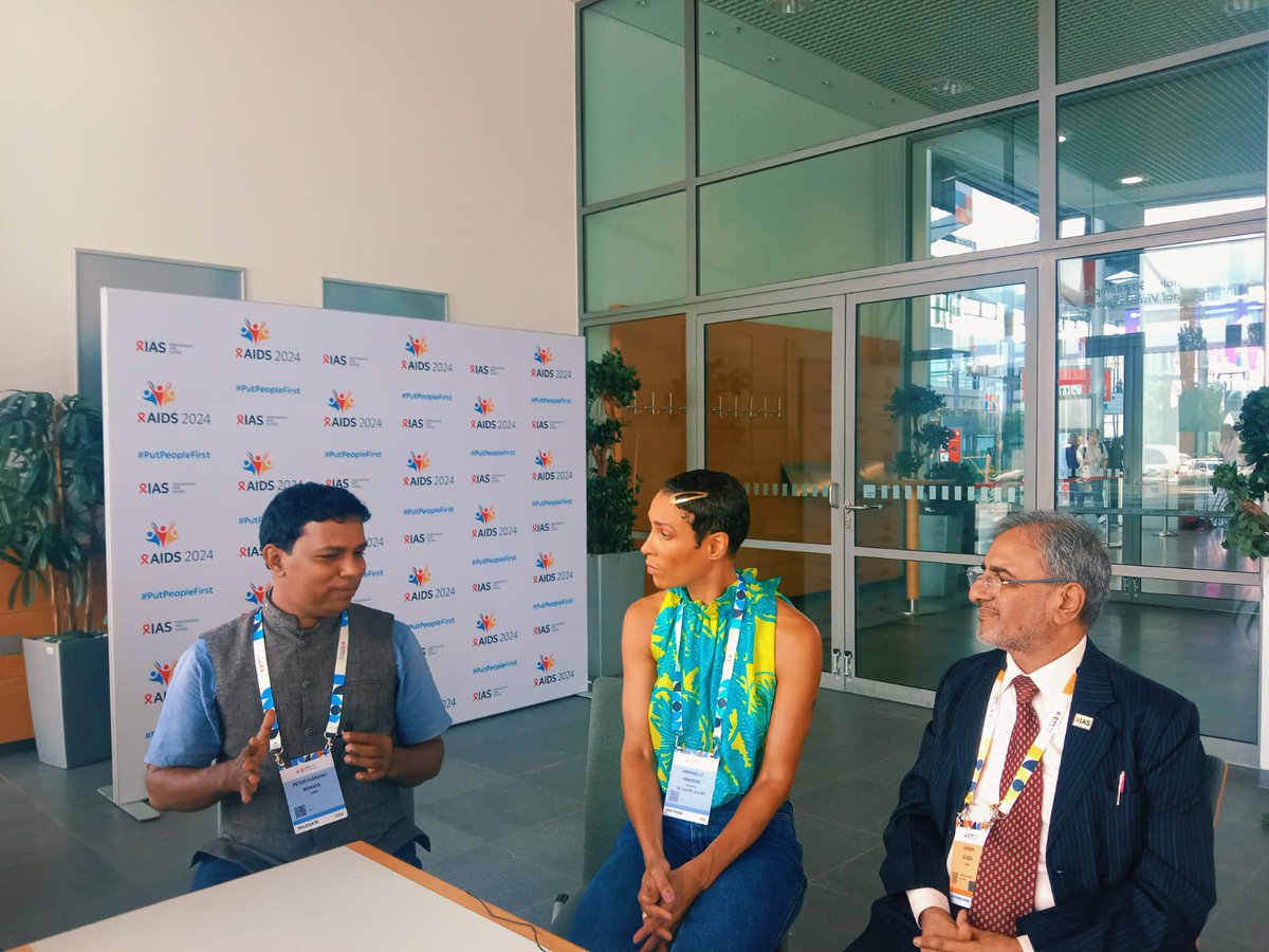 In conversation with Annabelle Mandeng and Dr. Ishwar Gilada We're discussing the need for tailored programs for adolescents living with HIV. Annabelle, hosting the opening ceremony, is an actress from "Vikings: Valhalla" and a dedicated advocate for social causes. #AIDS2024