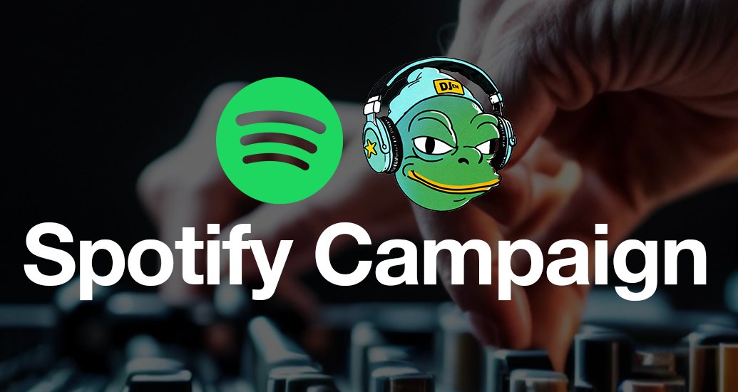We are thrilled to announce our new Spotify music promotion for artists. With DJ tokens you can now promote your music and ignite your artist brand through Spotify song campaigns.
Get all the info here: pepedjen.xyz/spotify-promot…
#solana #spotify #dj