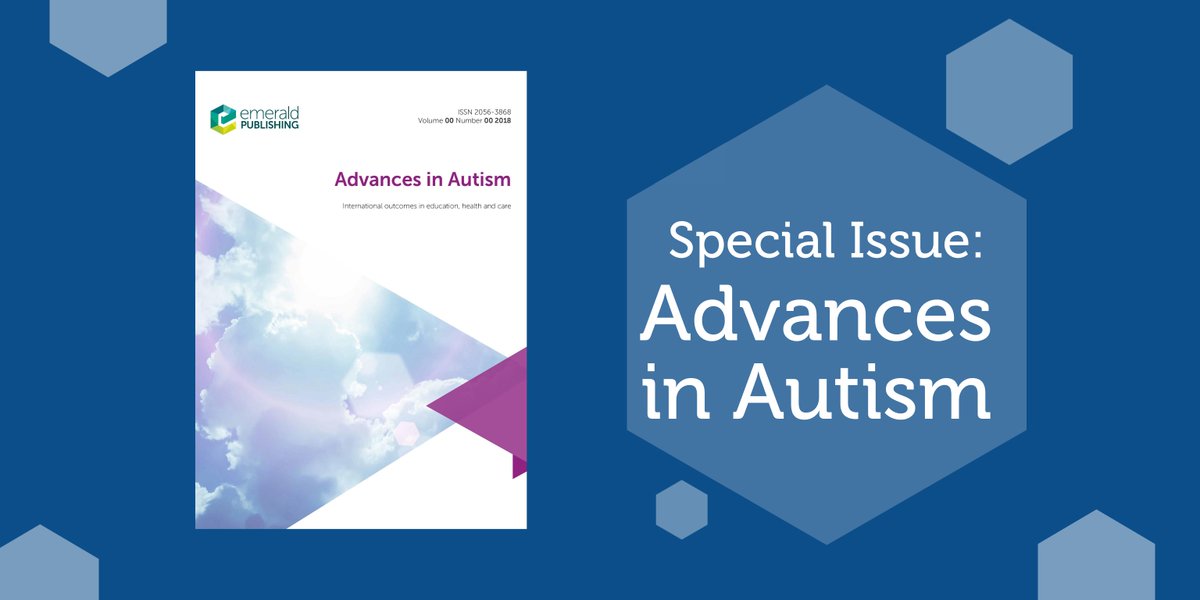 EmeraldHSC's tweet photo. Read this new #SpecialIssue from Advances in Autism, which focuses on the #trauma needs of #autistic individuals. Content covers disrupted attachment, early traumatisation, #BPD and more. Access it here: https://t.co/qz5Gm45Tuz    @AdvancesAutism @veritychester https://t.co/k5Ze5pT8hT