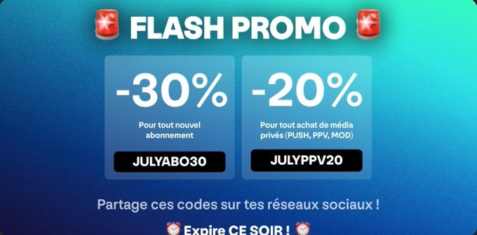 Sur mon MYM je publie 📍 ➡️ une publication par jour ➡️ 2 vid&eacute;os par semaine ➡️ 13h de vid&eacute;os dans le