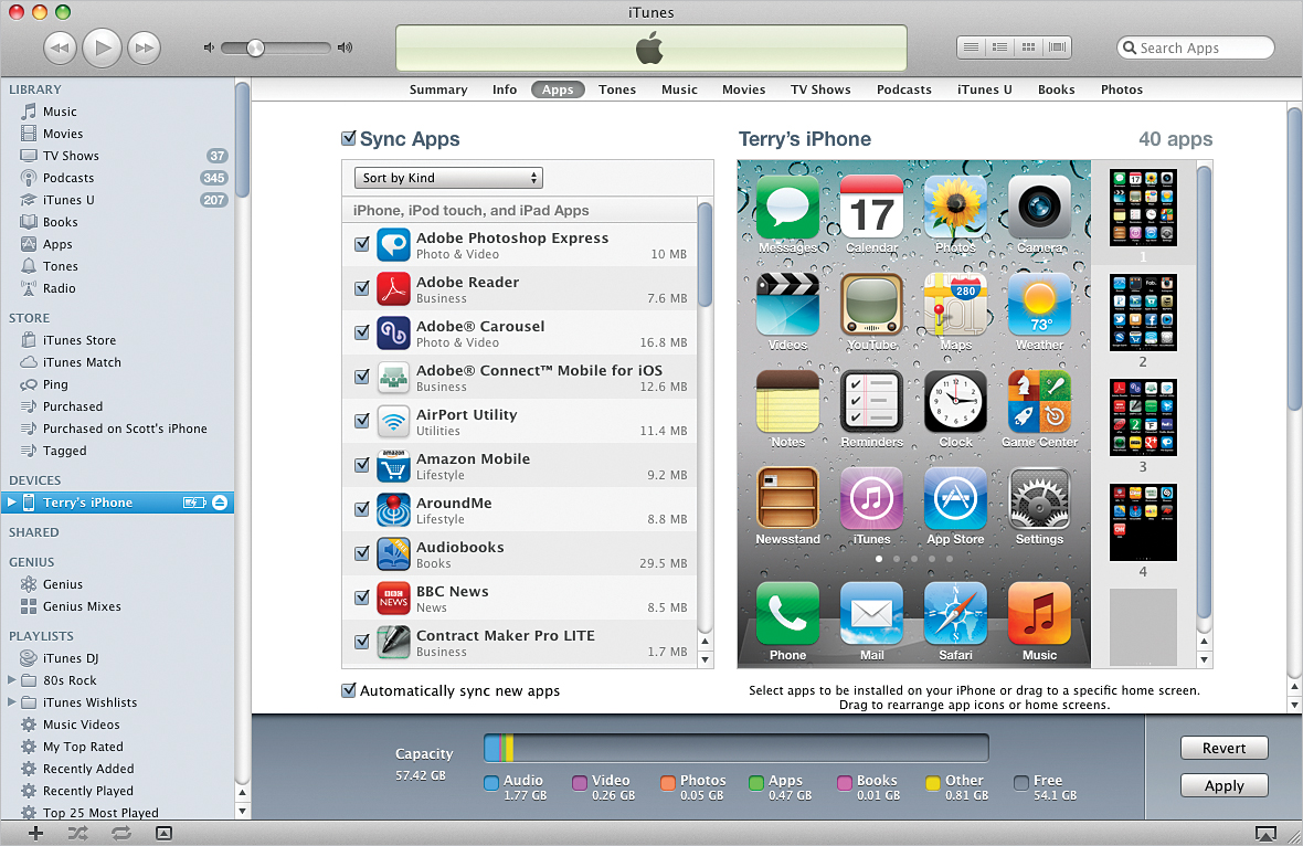 Back in my day, this is how we synced apps &amp; organized our home screens. 👴