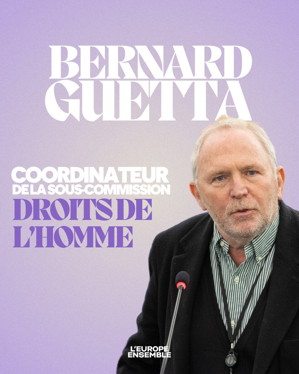 Ensemble_UE's tweet photo. Félicitations à @guetta_en 👏 qui vient d'être élu coordinateur @RenewEurope au sein de la sous-commission 'Droits de l'Homme' du Parlement 🇪🇺.

Une fonction influente, puisqu'il veillera au respect de la position de notre groupe dans cette sous-commission essentielle pour les droits les plus fondamentaux.