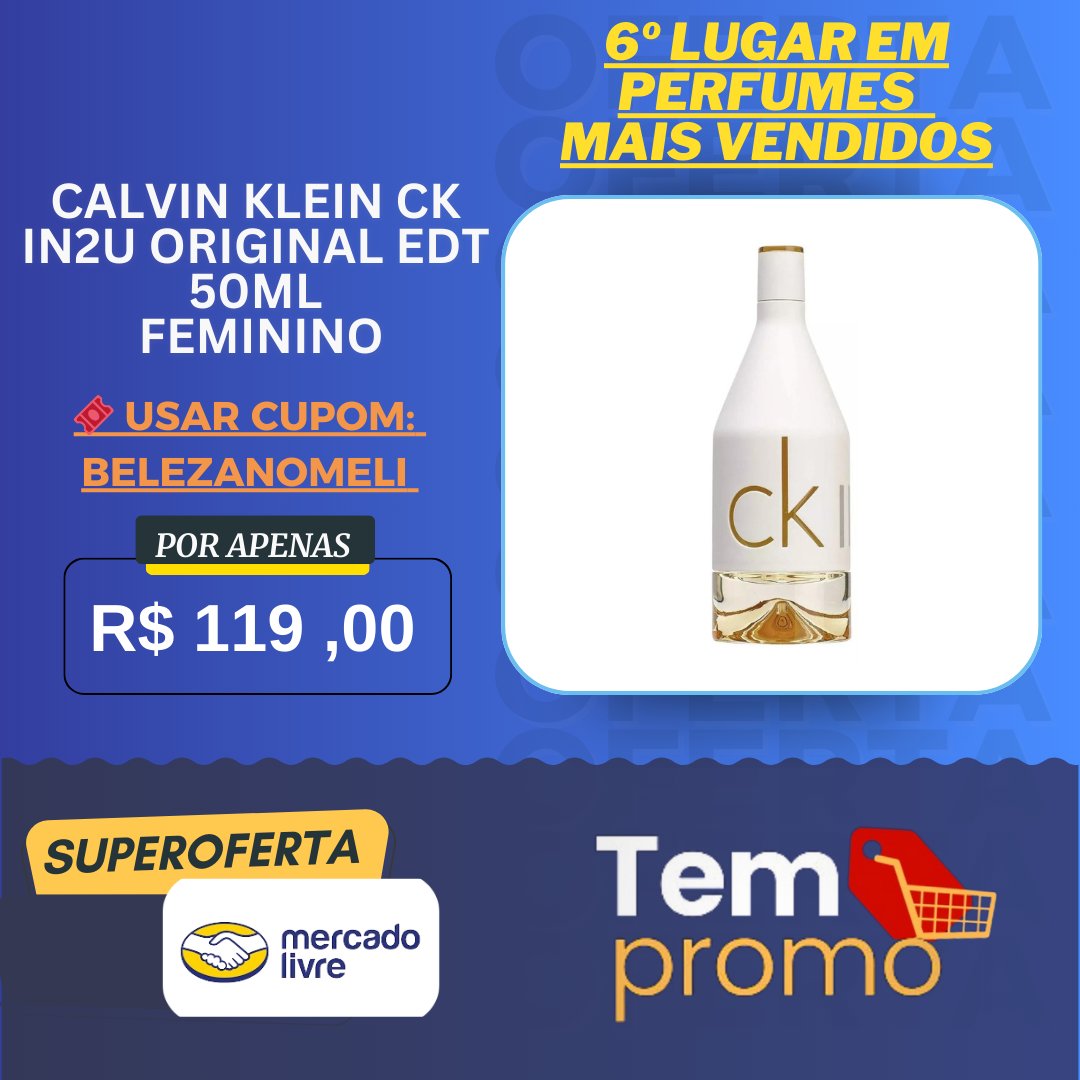 TemPromo_X's tweet image. LOUCURA ESSE PREÇO

Link: mercadolivre.com/sec/1aSnA7D

#calvinklein #calvinkleinmen #calvinkleinbrasil #calvinkleinperfume
#mercadolivre #mercadolivrebrasil #mercadolivreexperience #meli