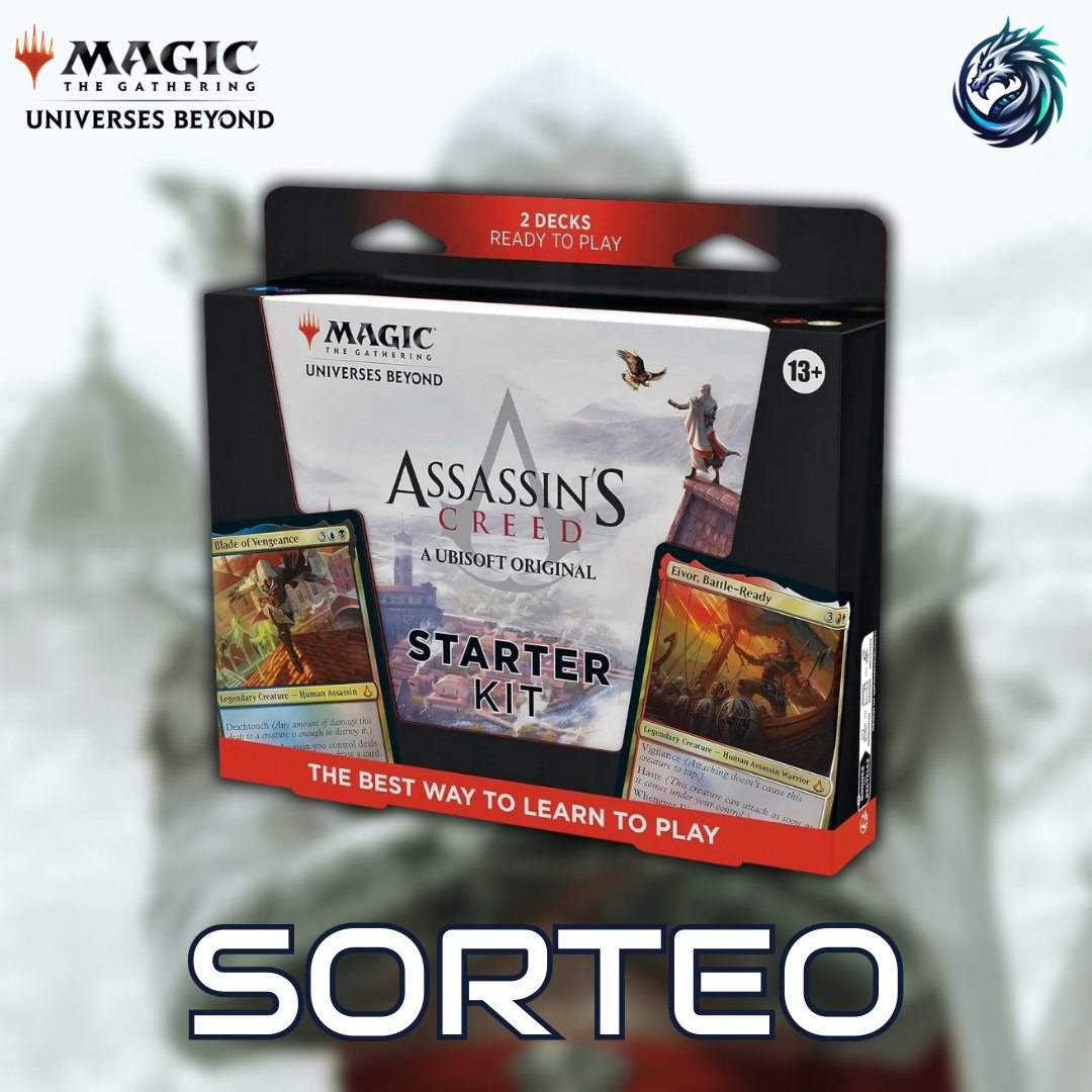 ElDuelistaStore's tweet photo. 🎉 ¡SORTEO Starter Kit Universes Beyond: Assassin's Creed! 

Para participar:
Síguenos: @ElDuelistaStore 
Dale RT: a este tweet
Comenta: etiquetando a un amigo/a
📅 Duración del sorteo: 22/07 al 04/08 
🏆 Anuncio del ganador: 05/08

¡Suerte a todos y que el mejor duelista gane! https://t.co/iIbd5AQLwC
