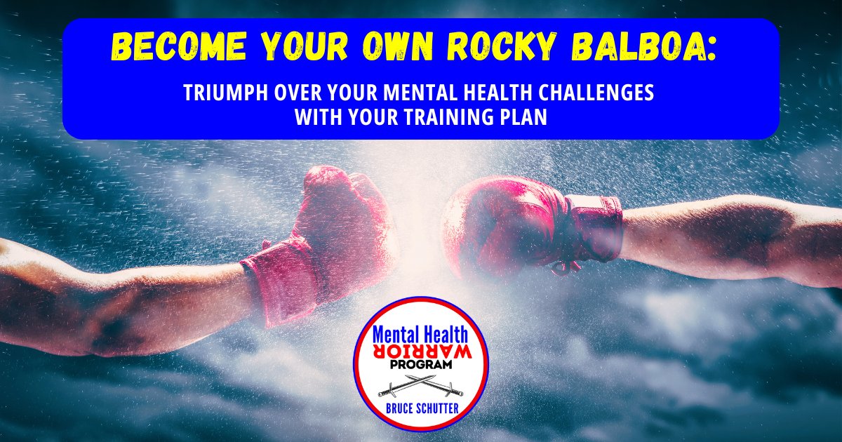 Bruce_MHW's tweet image. Become Your Own Rocky Balboa: Triumph over Your Mental Health Challenges with Your Training Plan bruceschutter.com/post/become-yo…

#bruceschutter #mentalhealthwarrior #mentalhealthmatters #bipolarlife #anxietyhelp #alcoholaddiction #ptsdwarrior