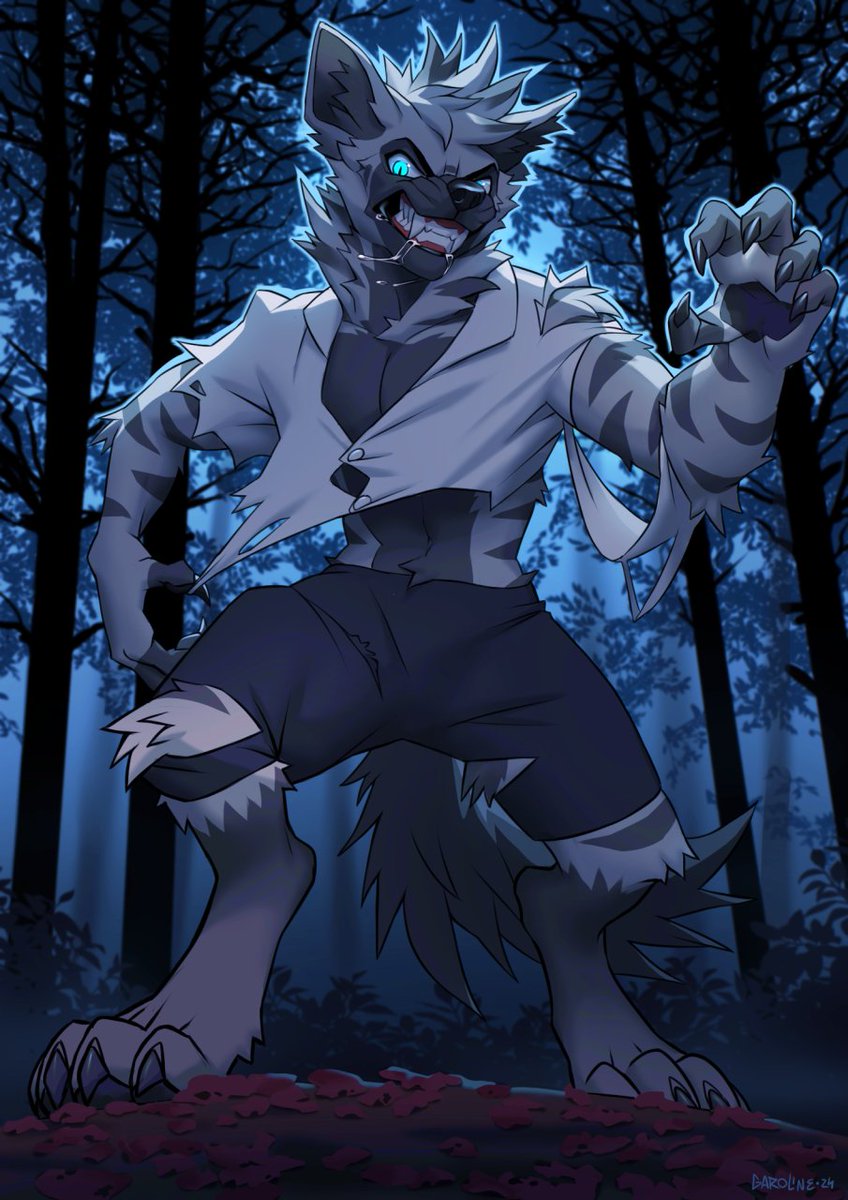 I had a break from commissions to dedicate myself to the preparations for the ArFF so I will gradually return to the rhythm of work 💪

<a href="/fredmeister27/">Fredmeister</a> Thank you for your patience and giving me the opportunity to draw your hyena going wild 🍖