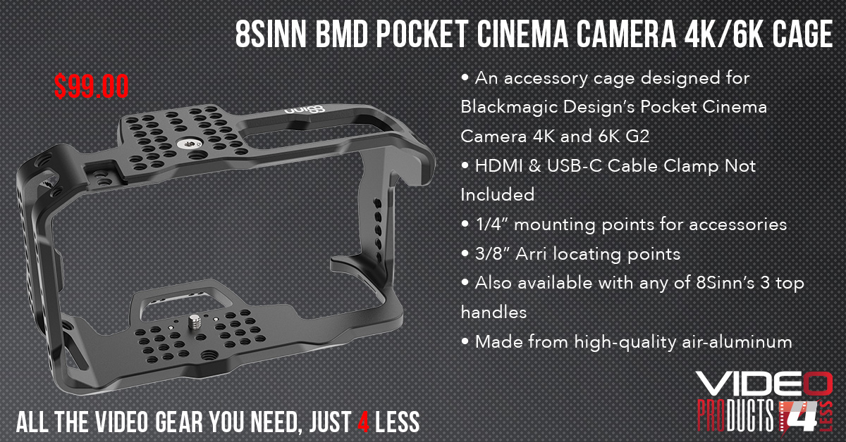 OfficialVp4l's tweet image. This camera cage from @8Sinn provides complete protection for your Pocket Cinema Camera!
#8sinn #VP4L #cameracage #fullcage #cameraaccessories #cameramount #sturdy #versatile #handheldcamera #BlackmagicDesign #pocketcinemacamera #cameragear #camerasetup #filmmaking #filmequipment